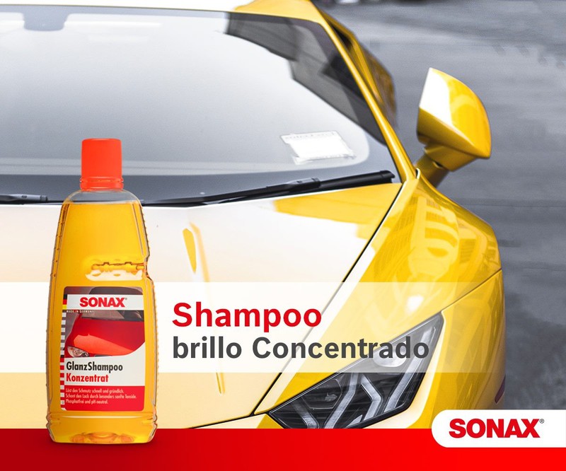 Nước Rửa Xe , Dung dịch rửa xe đậm đặc và làm bóng Sonax Gloss Shampoo 1000ml