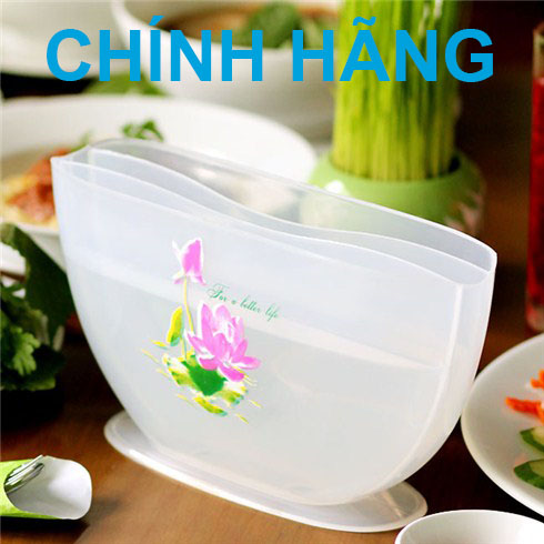 Combo 2 Tô nhúng bánh tráng 3 ngăn hoa sen lớn (CHÍNH HÃNG) Prota
