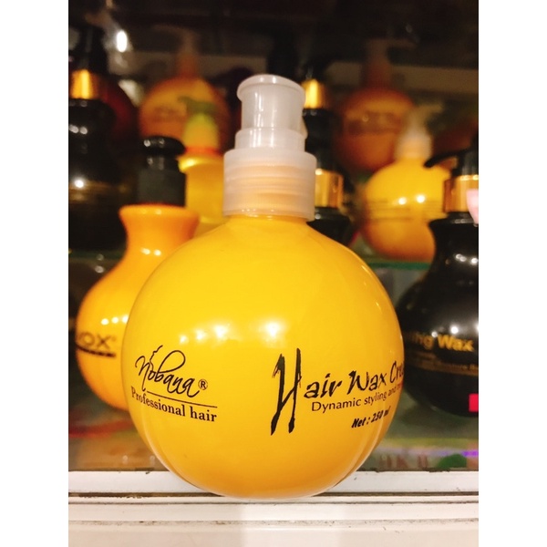 Kem wax tóc wax tạo kiểu tóc uốn lọn xoăn tóc Hair Wax Cream Nobana 250ml wax tóc