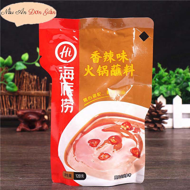 Nước sốt chấm lẩu Haidilao lạc vừng cay