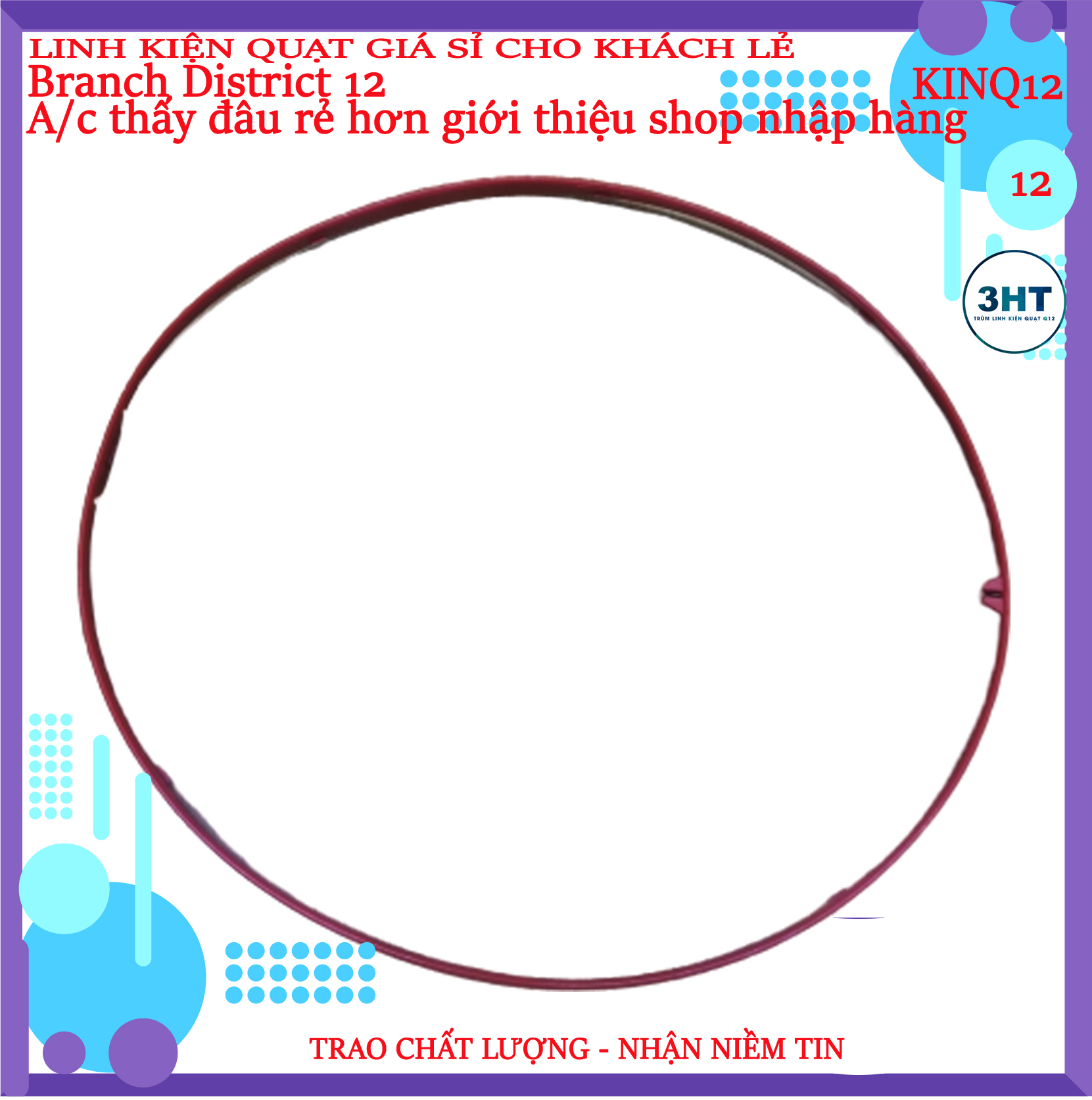 Vành đai lồng quạt 45cm -3ht