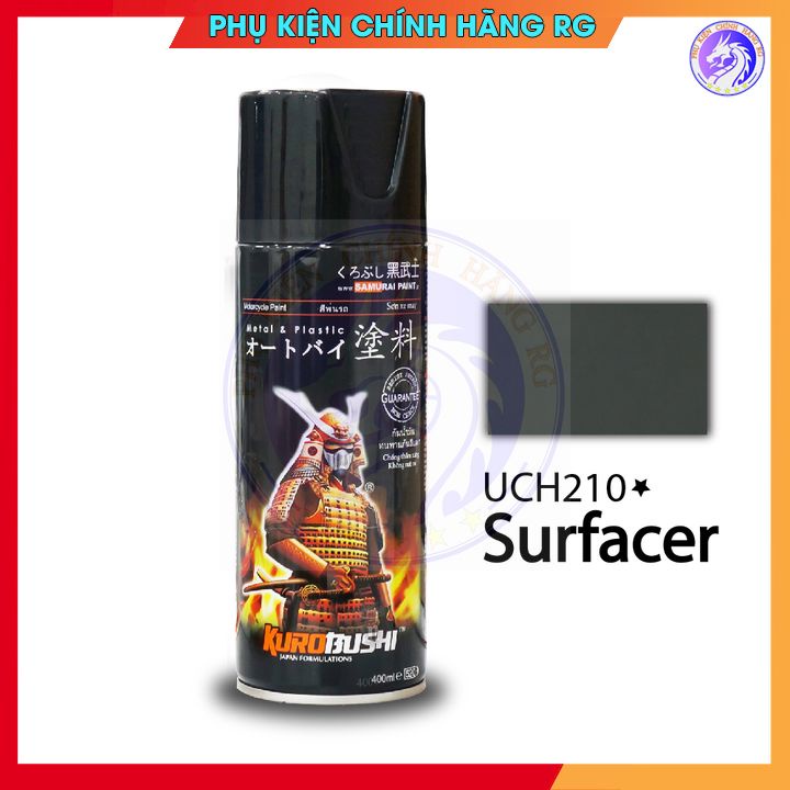 Sơn lót samurai UCH210* màu xám chống cháy, chống rạn nứt, vòi xịt chống chảy