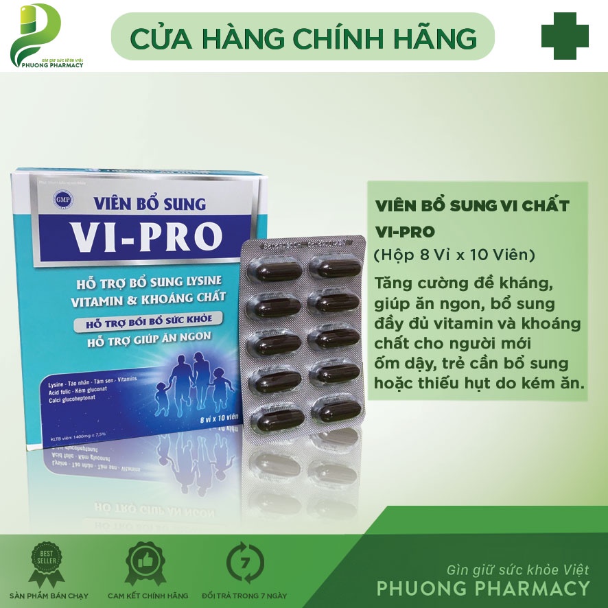 Viên bổ sung vi chất vi pro - p139