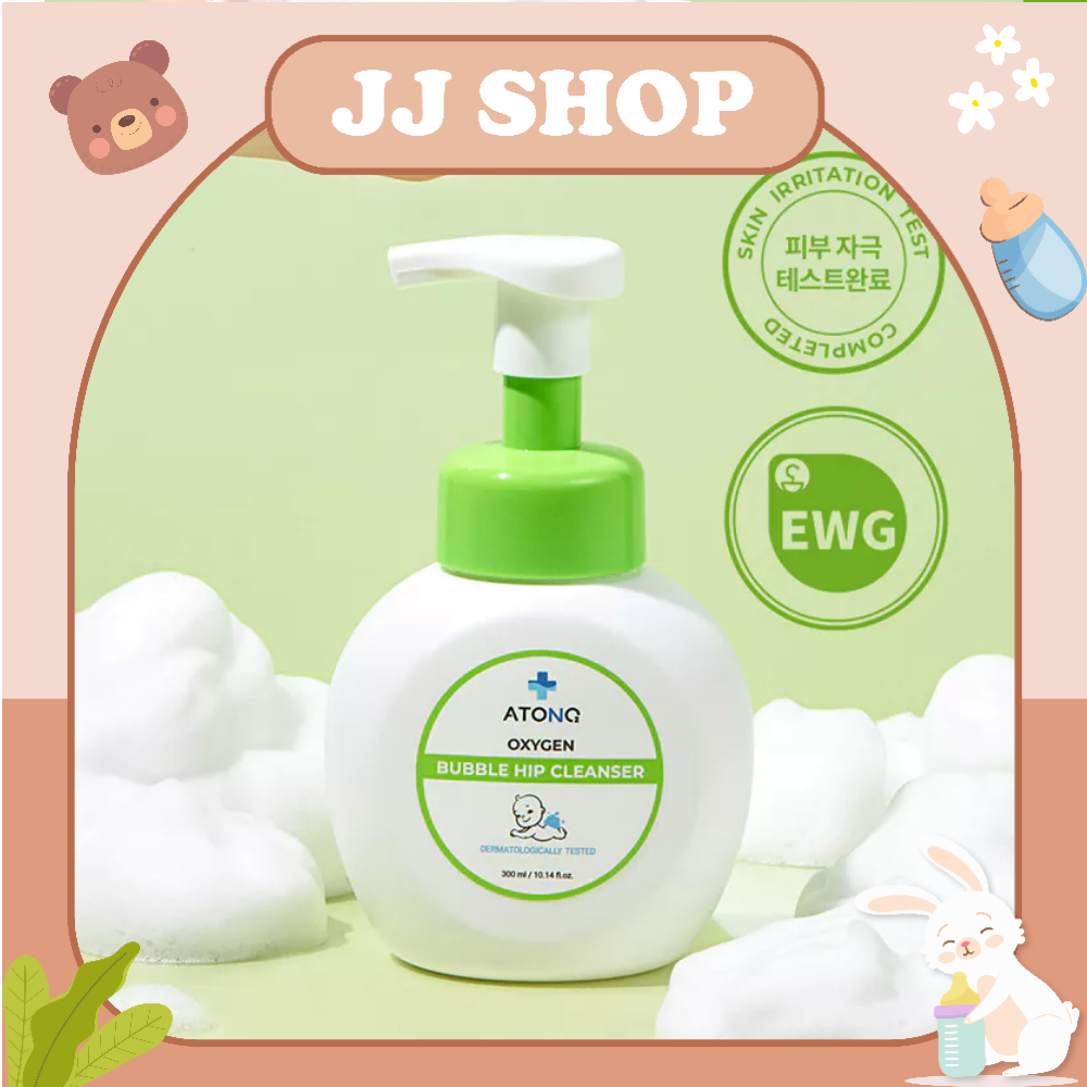 Bọt Rửa Mông, Vệ Sinh Vùng Kín Hữu Cơ ATONO2 Cho Bé Từ 3 Tháng Dung Tích 300ml - Nội Địa Hàn Quốc