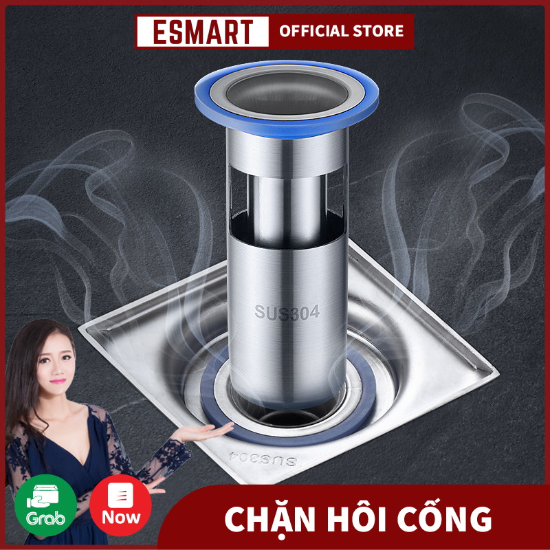 Phụ Kiện Ngăn Mùi Thoát Sàn Nhà Tắm - INOX 304 - Chống Mùi Hôi Ngăn Vi Khuẩn Trào Ngược Lên - 💖 Bảo Hành 1 Tháng 💖