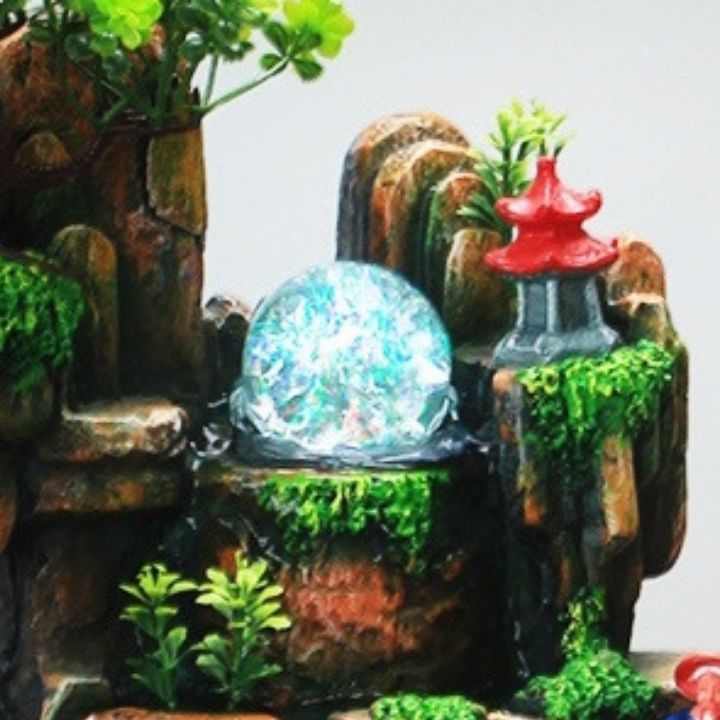 quả cầu thủy tinh dùng cho thác nước phong thủy