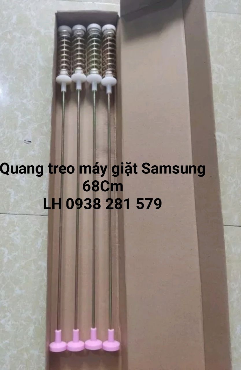 Bộ quang treo ty treo, gióng treo máy giặt Samsung dài 68cm