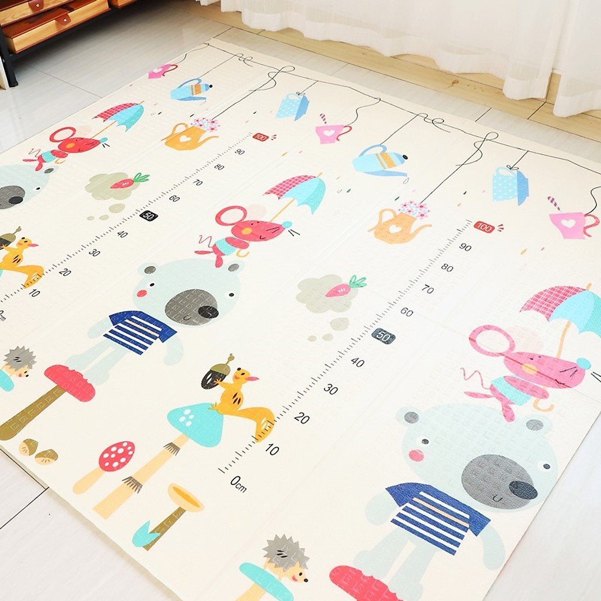 Thảm chơi cho bé xốp Silicone XPE 2 mặt cao cấp công nghệ Hàn Quốc chống nóng, chống trơn trượt và chống nước 1m5 x 1m9 / 1m6 x 1m8 / 1m8 x 2m - Thảm chơi cho bé xốp Silicon XPE 2 mặt cao cấp