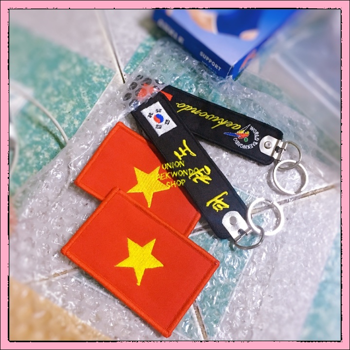 Móc Khóa Taekwondo Đai Đen x UnionTaekwondoSHOP