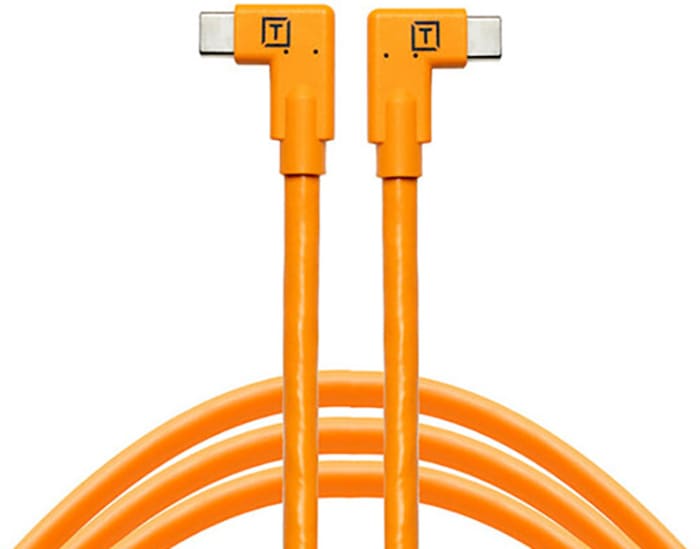 Dây cáp máy ảnh TetherPro Type-C to Type-C Right Angle - Right Angle dài 4,6 mét
