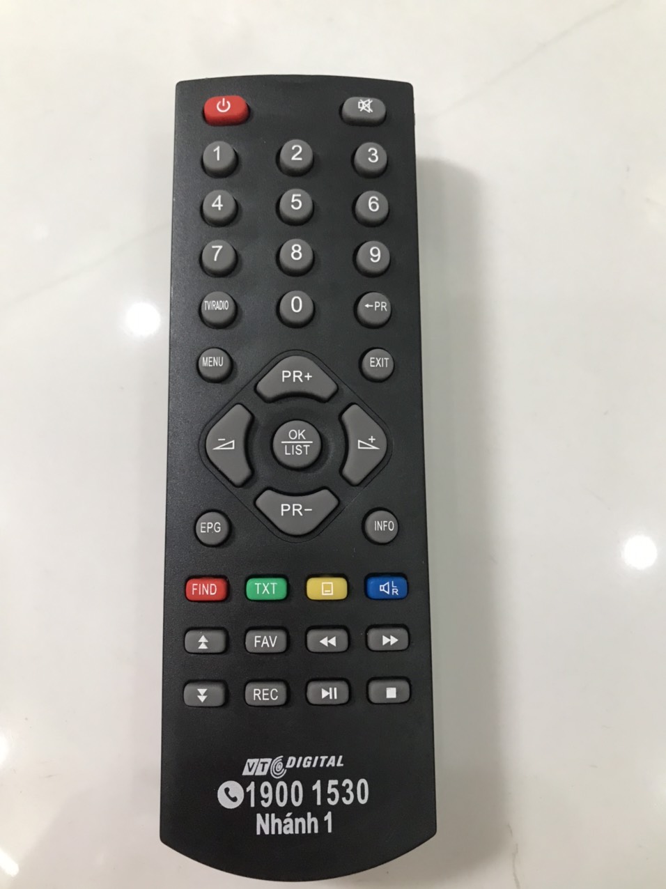 ĐIỀU KHIỂN ĐẦU THU VTC T201 DVB T2 CÁC MODEl VTC T201 - remote VTC