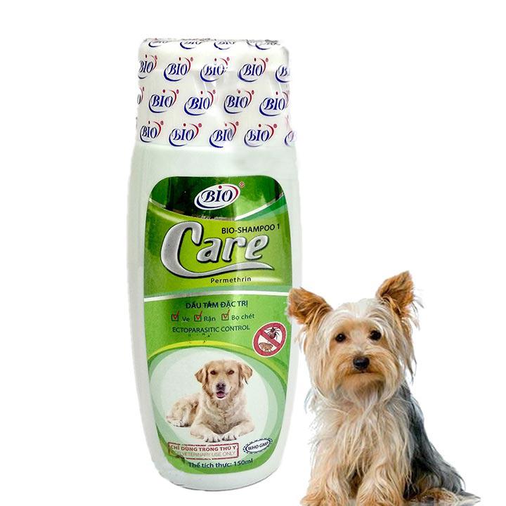 Sữa tắm cho chó mèo Bio Care 150ml dầu tắm ve rận bọ chét cho thú cưng - Cutepets