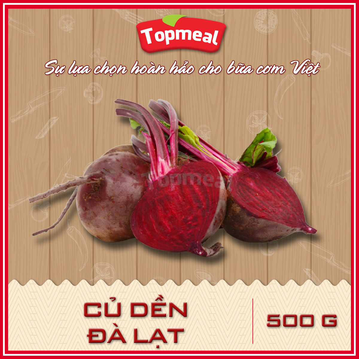 Hcm - củ dền đà lạt -