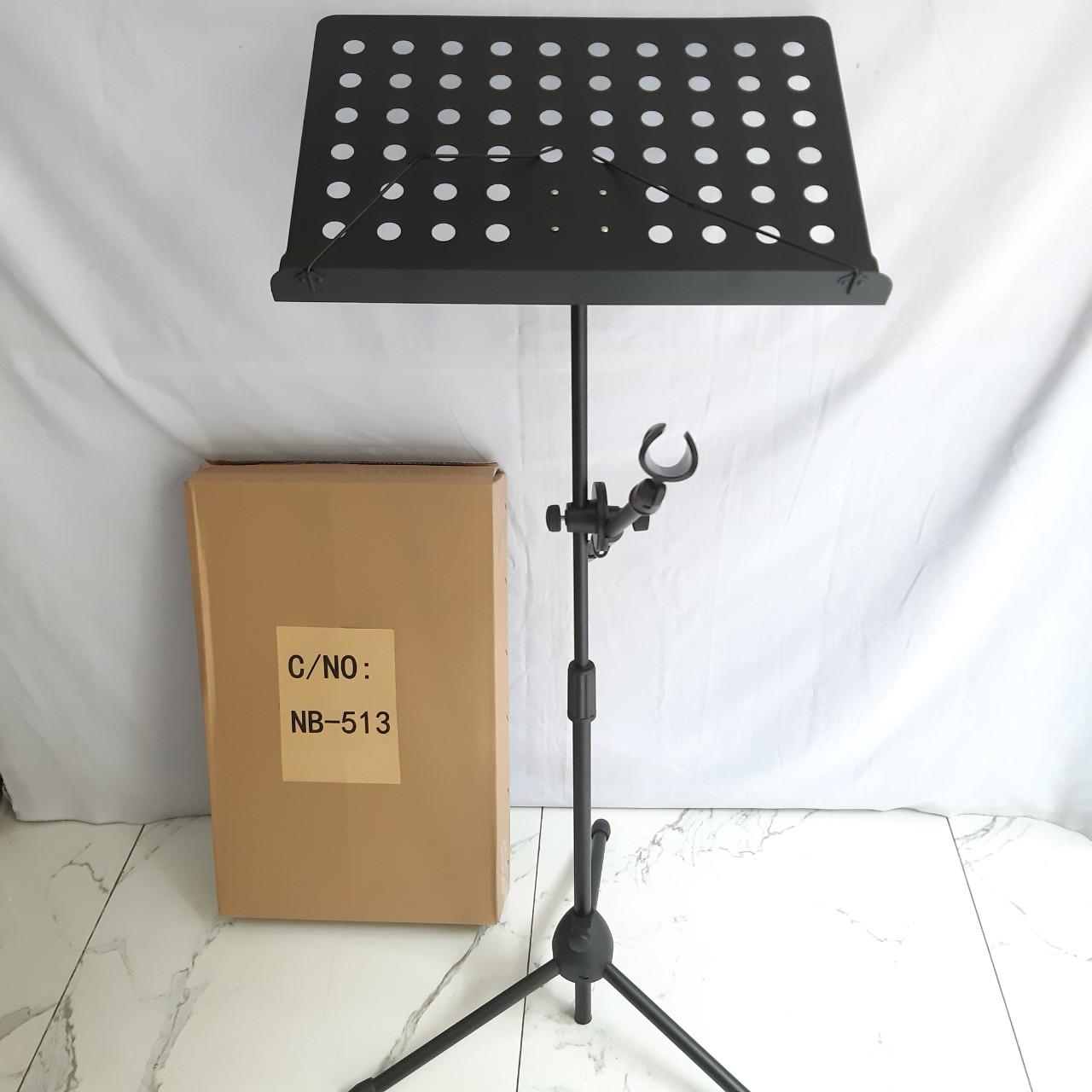 Chân nhạc, chân đỡ nhạc. kẹp micro. nb 513.