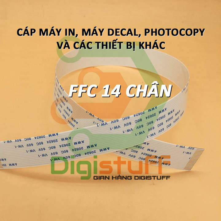 Cáp 14 chân thay cáp đầu in máy in / máy scan / máy decal, cáp board nguồn PlayStation 4 PS4 AWM 20624 60C VW-1