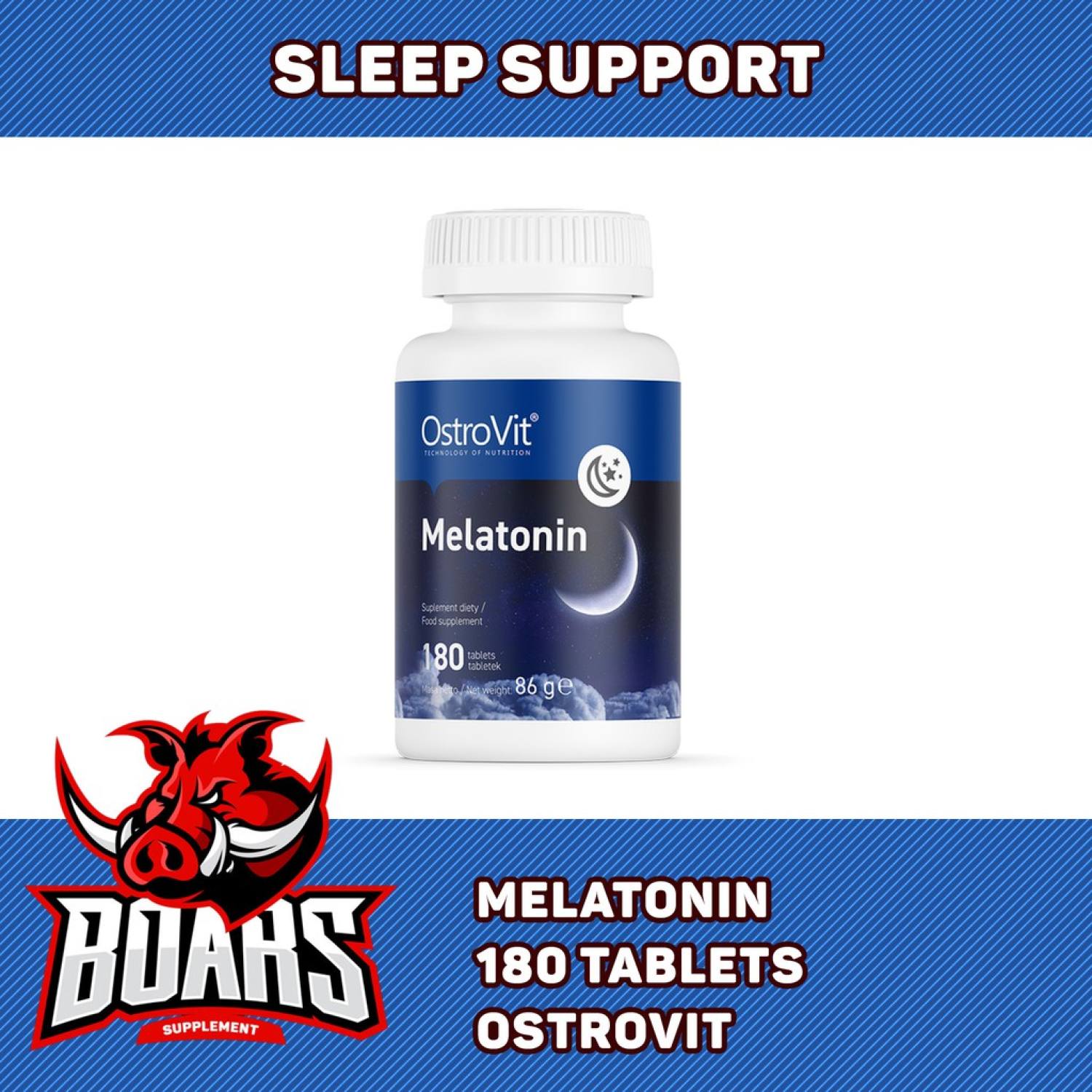 Ostrovit melatonin - hỗ trợ cải thiện giấc ngủ, chăm sóc giấc ngủ