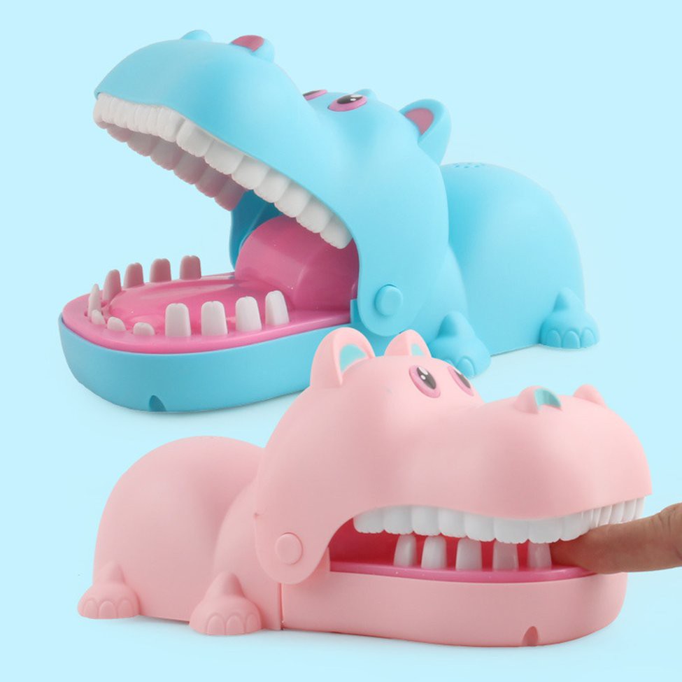 [HCM]Hộp đồ chơi hà mã cắn tay