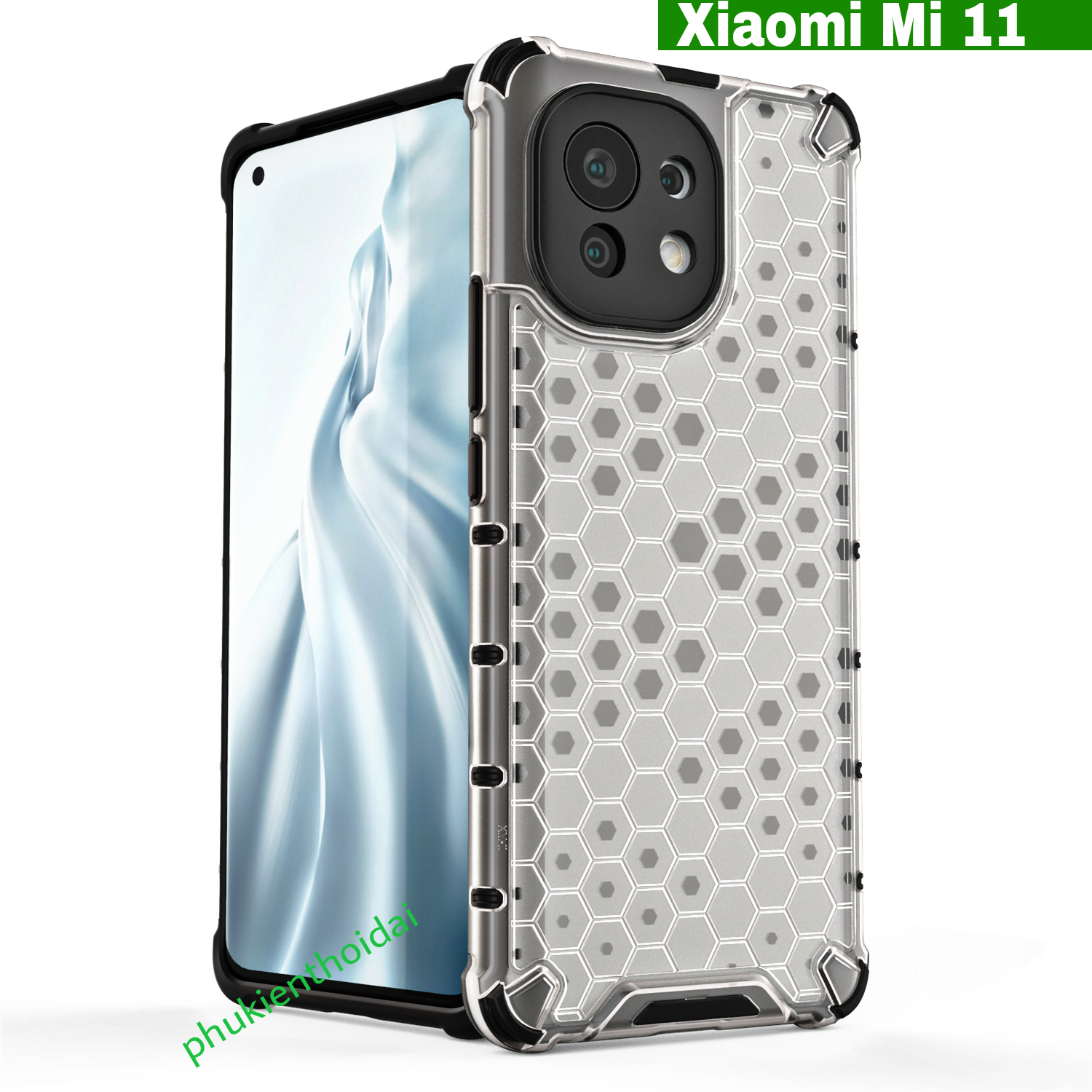 Ốp lưng Tổ Ong Xiaomi Mi 11 / 11 5G chống sốc chống va đập mạnh kiểu dáng UAG