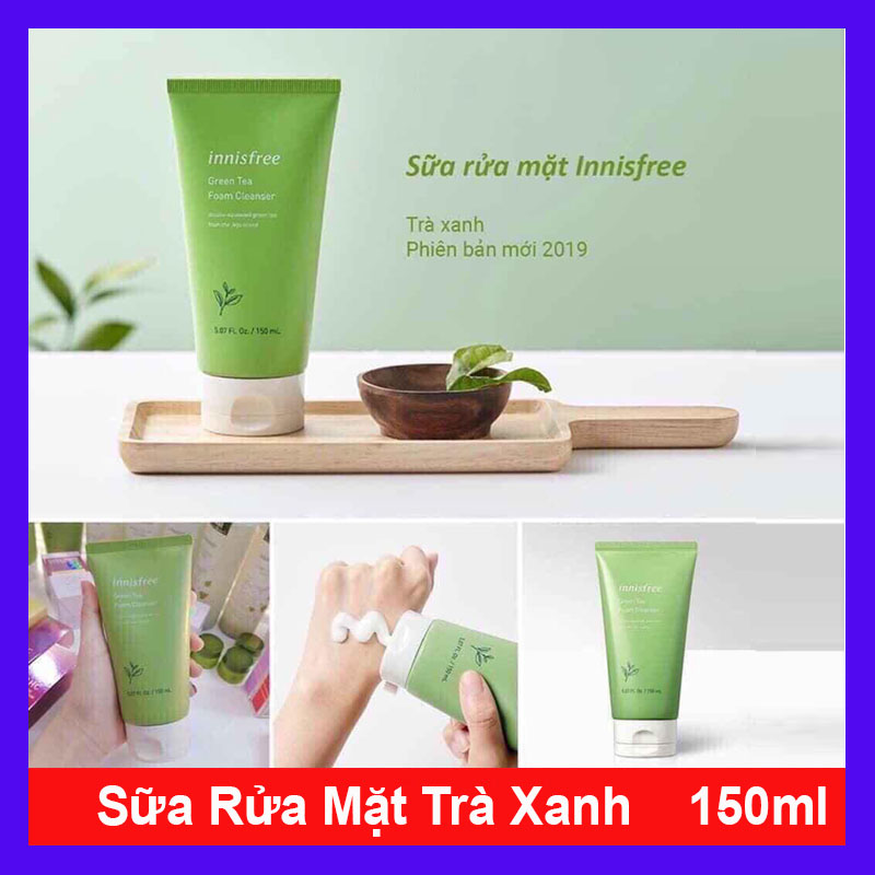 Sữa rửa mặt trà xanh Innisfree Green Tea Foam Cleanser 150ml