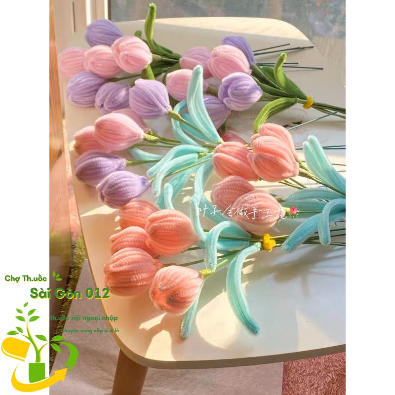 Set 100 dây kẽm nhung mix màu, kẽm lông – kẽm nhung làm handmade