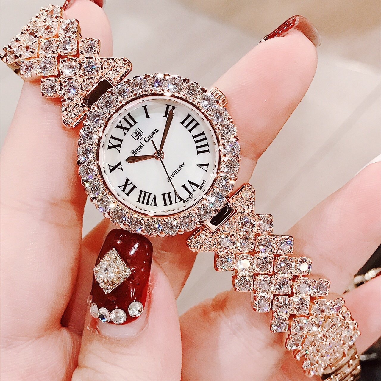 Đồng hồ nữ chính hãng đính full đá cao cấp