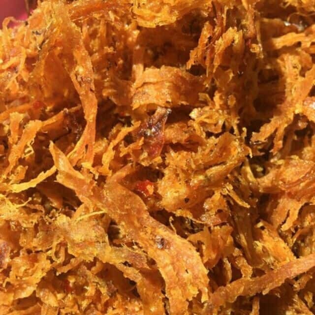 500gr khô mực xé trộn bánh tráng