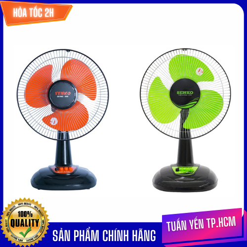Quạt bàn senko bx1212 công suất 40w, sải cánh 29cm, 3 tốc độ gió - hàng chính hãng