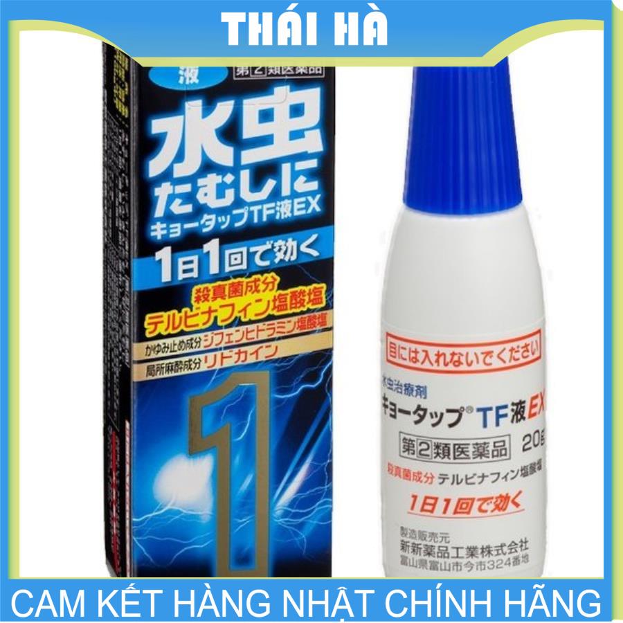 [HCM]Chai Bôi Hắc Lào Nấm Tay Chân Kyotap TP EX Nhật Bản 20g