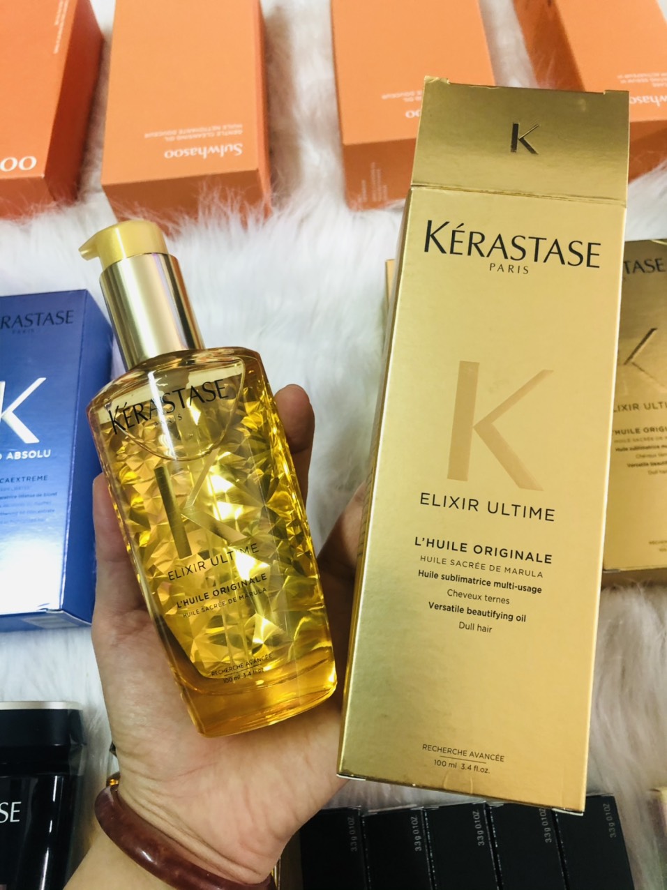 Dầu dưỡng tóc Kerastase Elixir Ultime L’Huile Originale Hair Oil100ml / 15ml