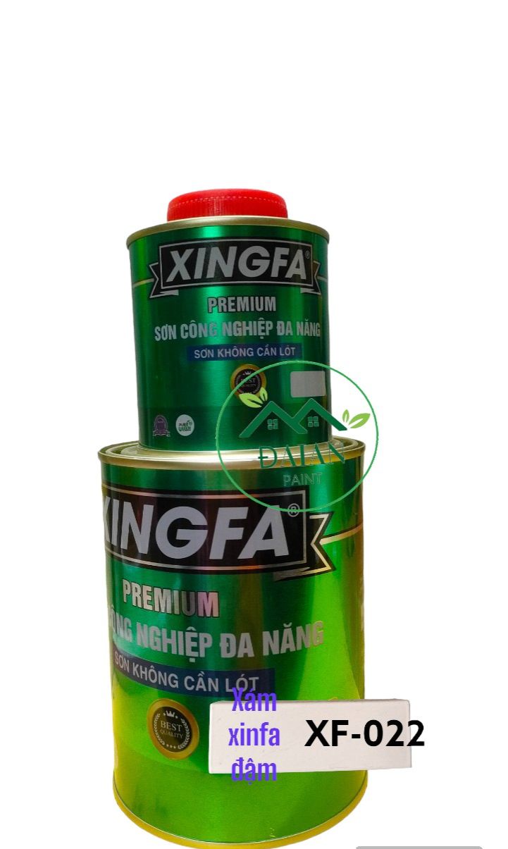 Sơn sắt mạ kẽm 2 thành phần xingfa màu xinfa đậm 022