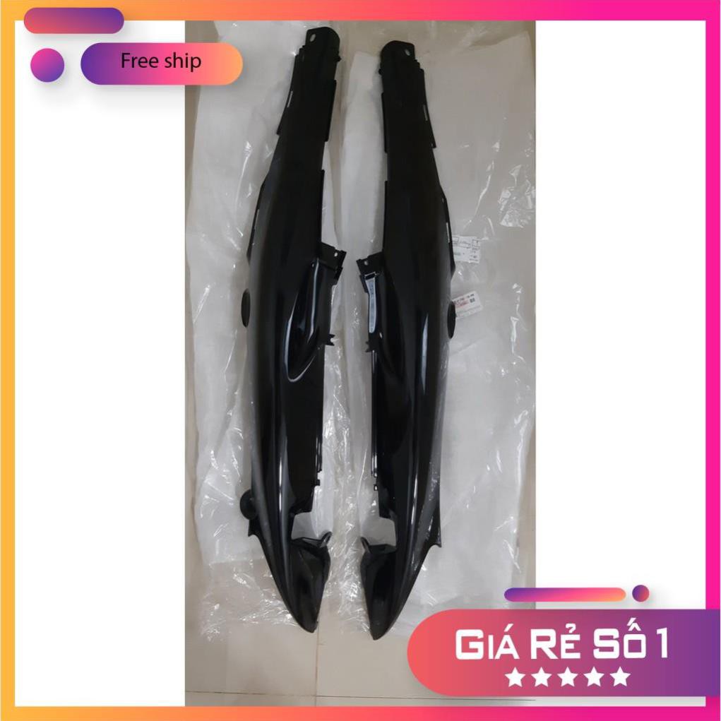 Freeship ốp sườn jupiter v đen yamaha