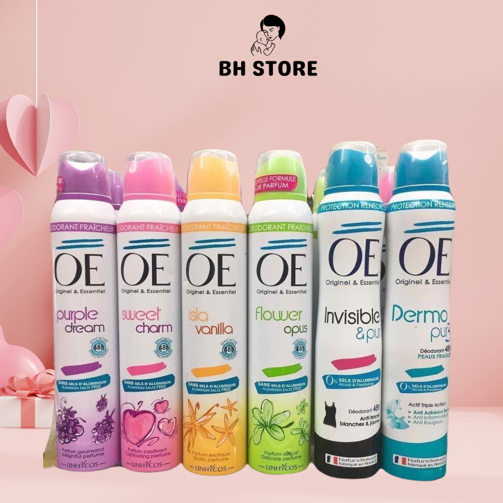 Xịt khử mùi toàn thân nữ OE 200ml -Hàng tặng không bán