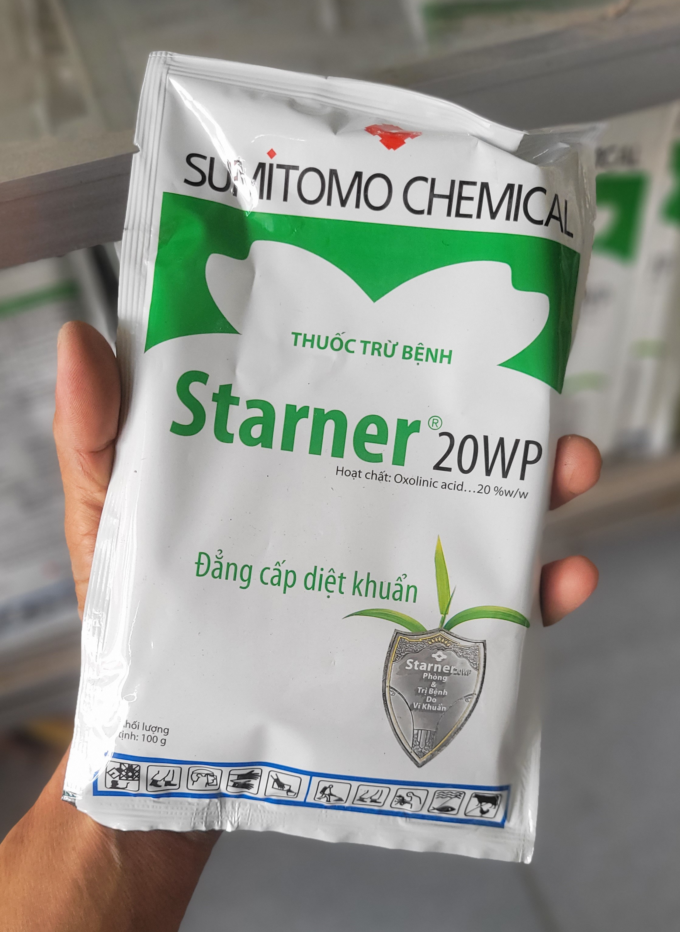Thuốc trừ bệnh Starner 20WP gói 100gr, chuyên trừ vi khuẩn