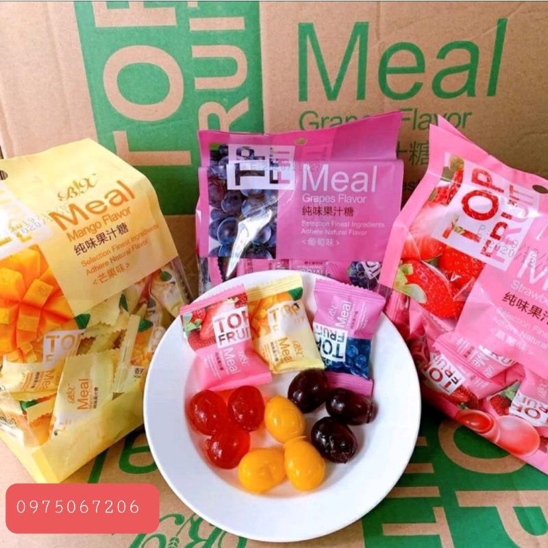 Kẹo dẻo trái cây top fruit 320g 💥 dai dai, thơm ngon 💥