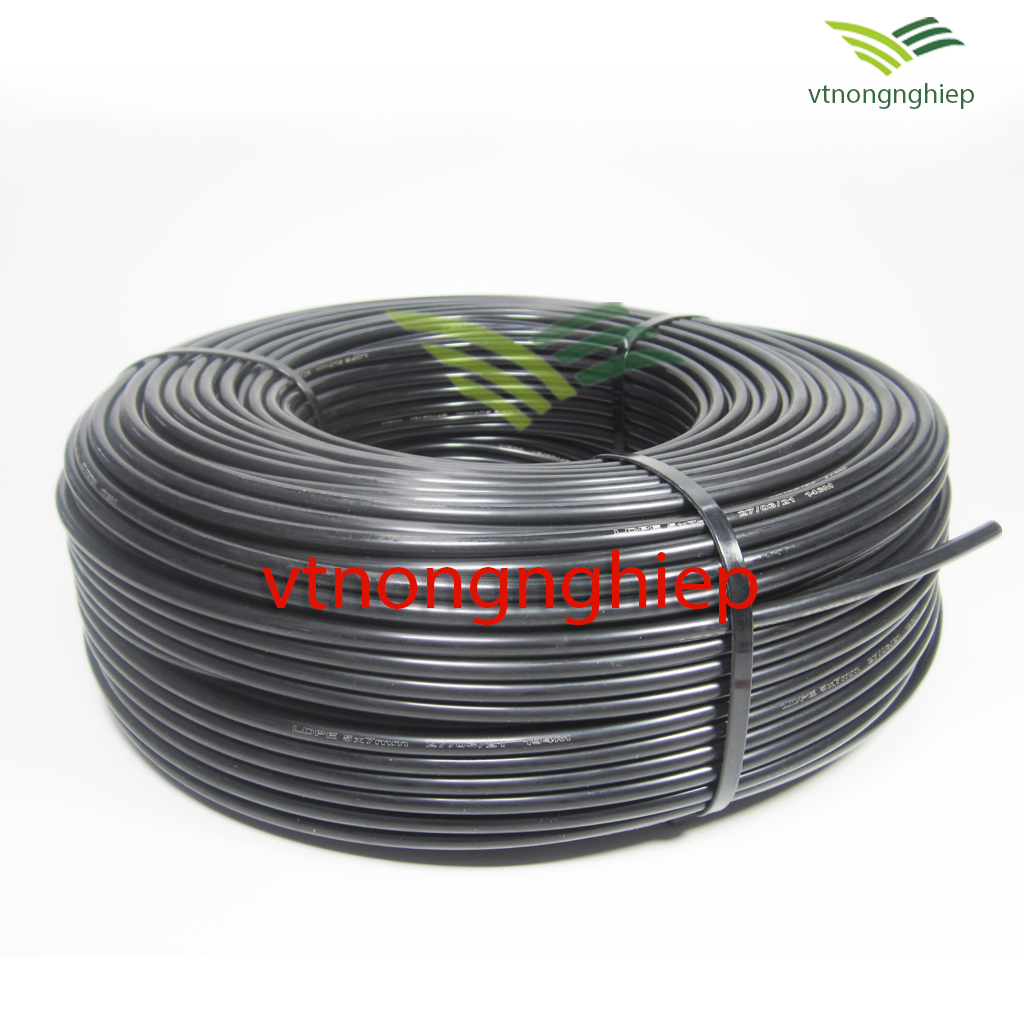 Ống nhựa dẫn nước LDPE 5/7mm (ống LDPE 6mm), cuộn dài 200m, nhựa ldpe nguyên sinh, ống cứng, dẻo, đàn hồi tốt, dùng trong hệ thống tưới nước tự động