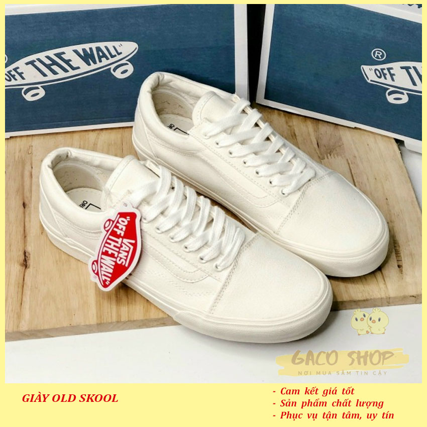 Giày thể thao Old Skool Trắng [GACO SHOP]