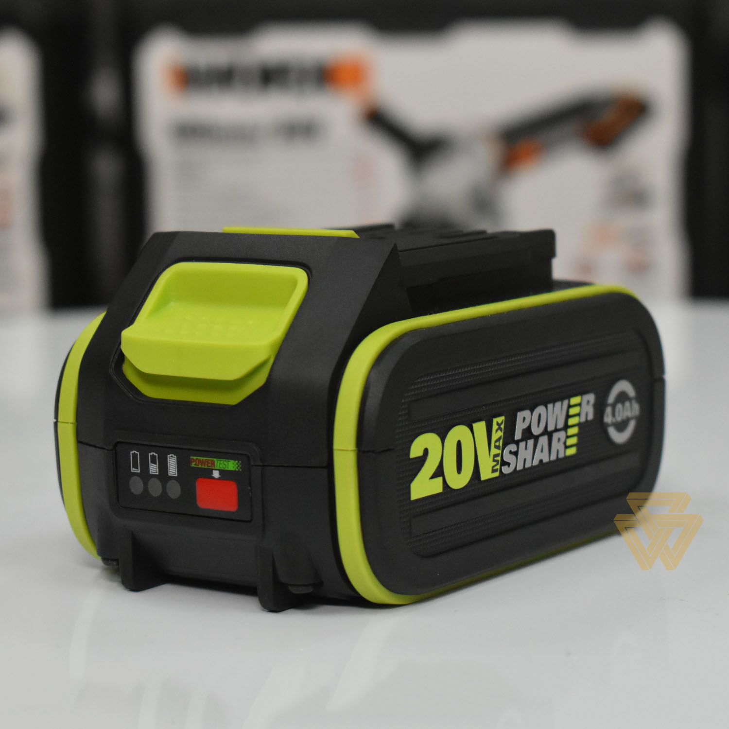 Pin lithium 20v 4.0ah worx green wa3595