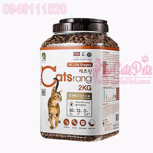 Thức ăn hạt cho mèo Catsrang 2kg Nhập khẩu Hàn Quốc - Thức ăn cho mèo