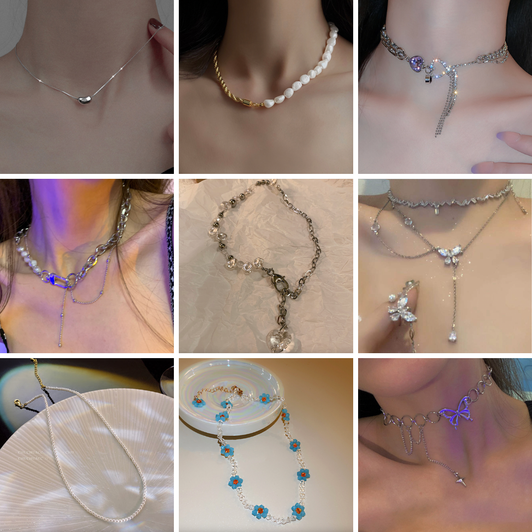 Dây Chuyền Thời Trang Nữ Phong Cách Hàn Quốc