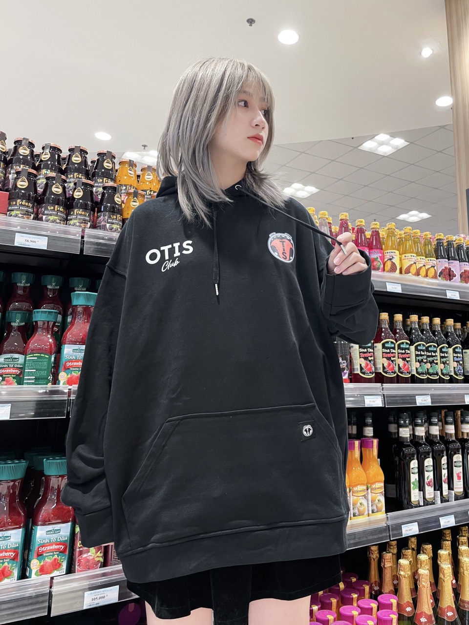ÁO KHOÁC HOODIE CHUI ĐẦU NỈ COTTON LOCAL BRAND OTIS CLUB - HD DRAGON
