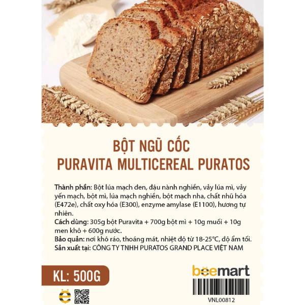HOT SALE Bột ngũ cốc của Puravita Multicereal Puratos gói 500g