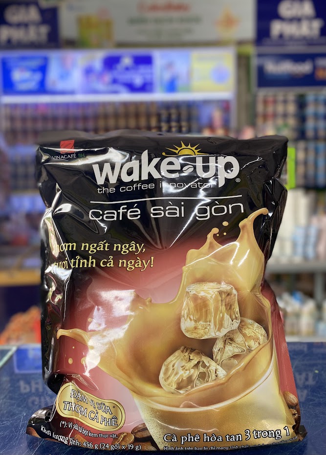 Cà phê sữa Wake Up Café Sài Gòn 24 gói x 19g
