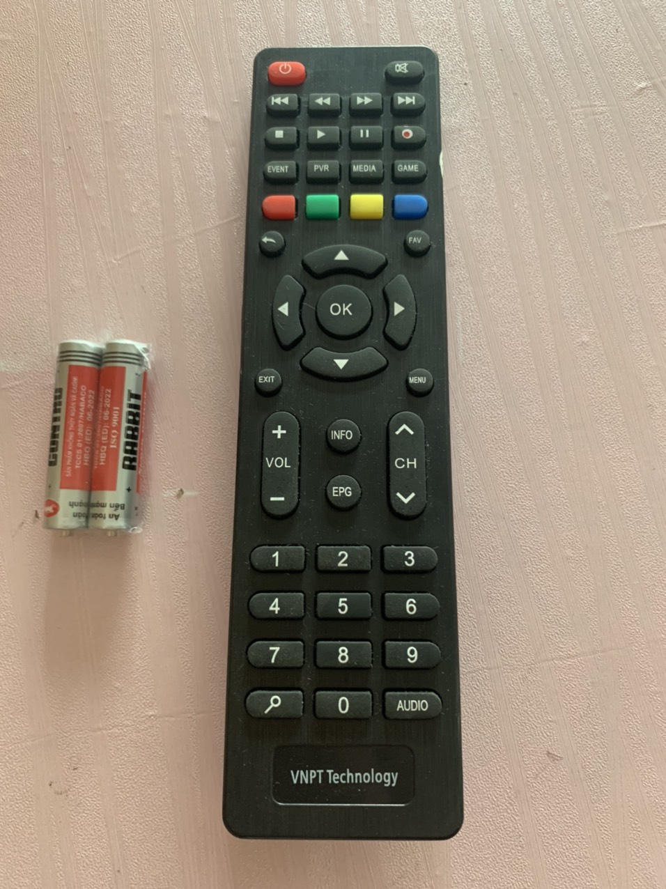 Điều khiển cho đầu thu kỹ thuật số vnpt dvb-t2