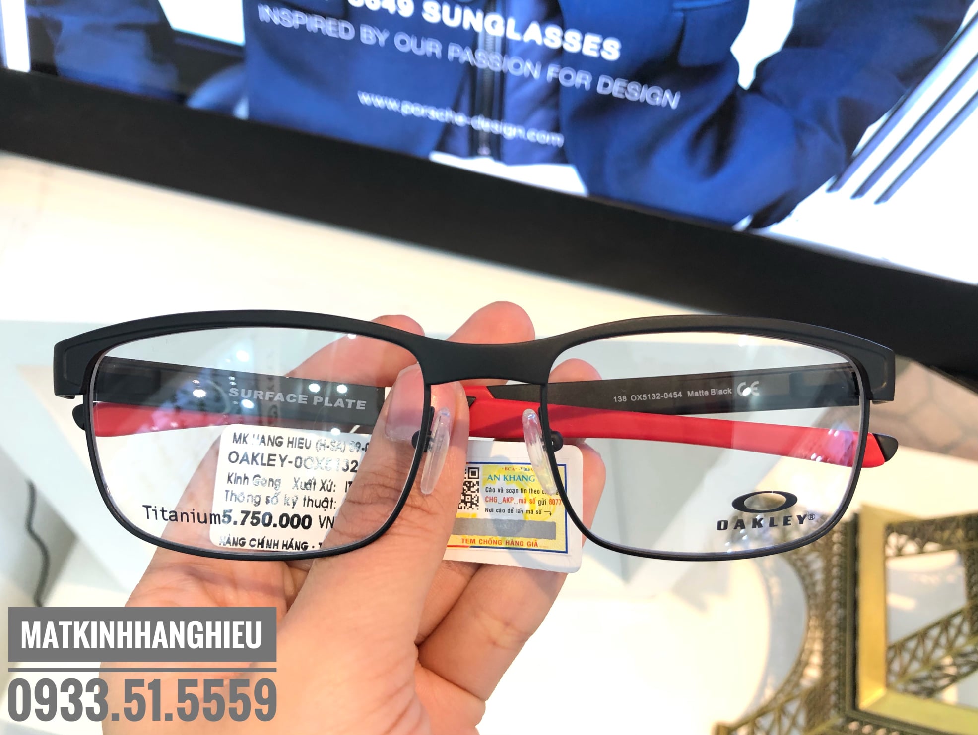 Gọng kính cận thời trang chính hãng oakley ox5132