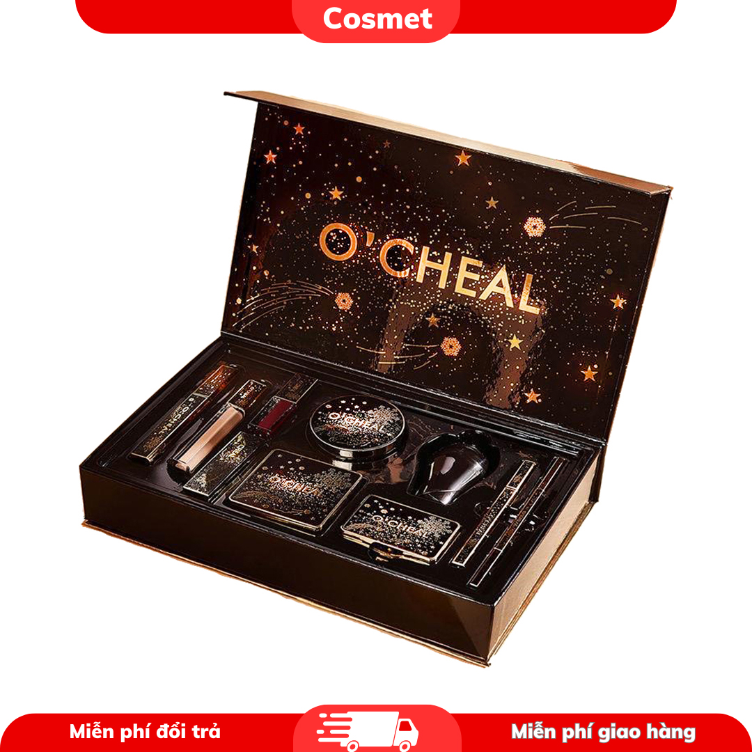 Bộ trang điểm cao cấp 10 món chính hãng O'cheal set trang điểm chuyên nghiệp Ocheal đầy đủ