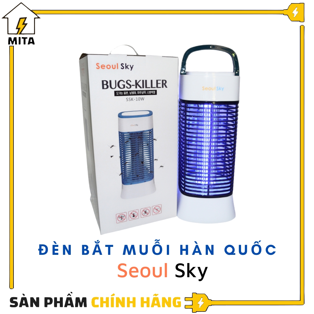 Đèn bắt muỗi hàn quốc seoul sky ssk10w - mita