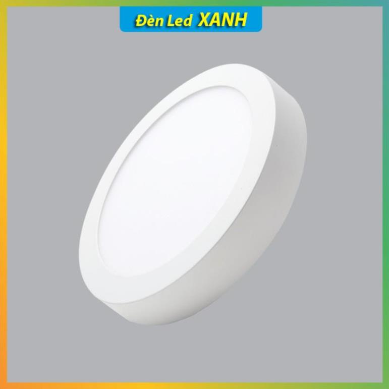 Đèn ốp nổi, đèn led ốp trần trang trí panel nổi tròn 6 - 24w nhôm dày tản nhiệt siêu sáng, bền bỉ.