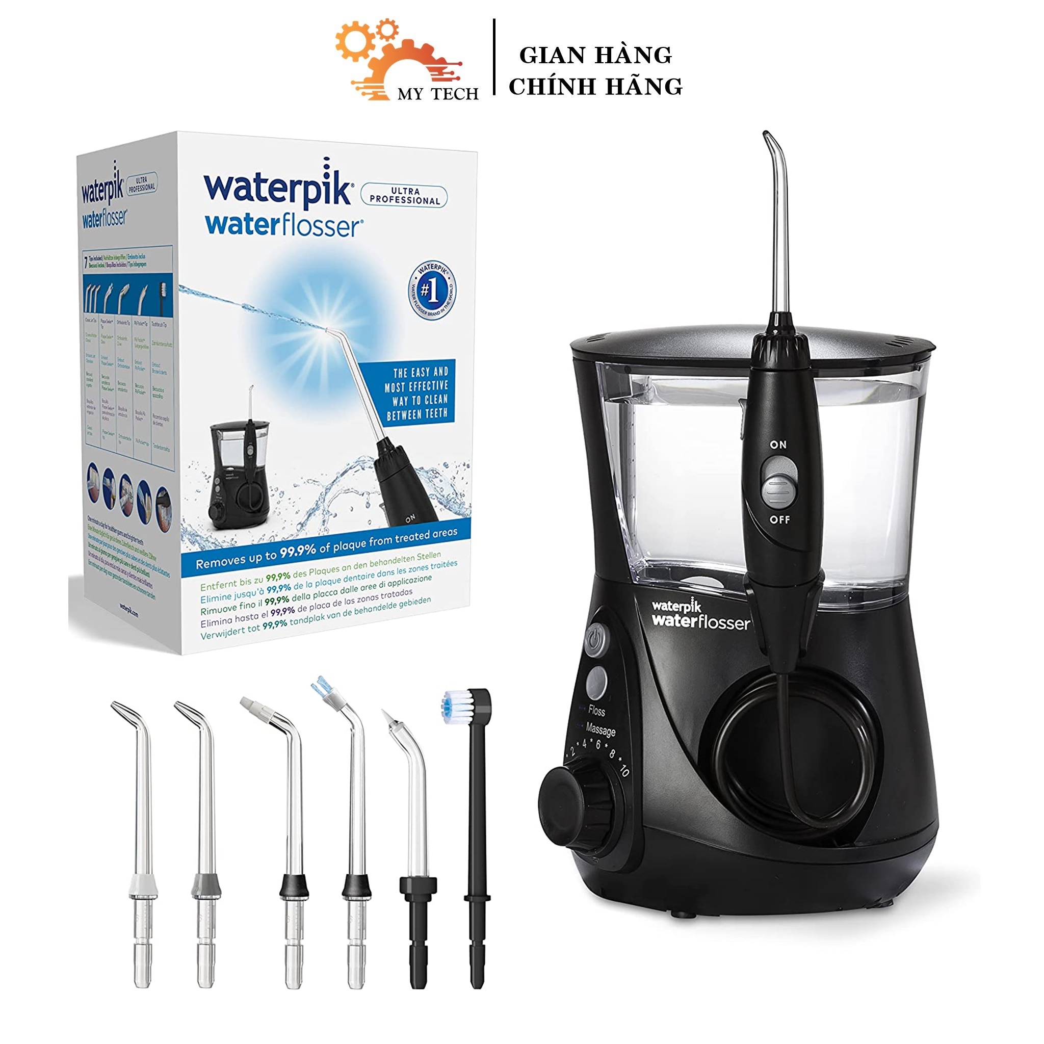 Máy tăm nước Waterpik Ultra Professional Water Flosser WP-660 hiệu quả cao nhập từ Châu Âu