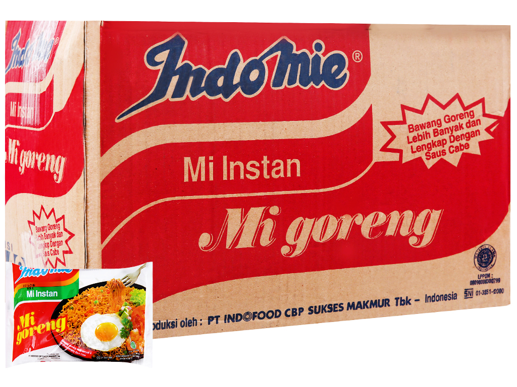 [HCM]Thùng 40 gói mì xào khô Indomie Mi Goreng vị đặc biệt 85g