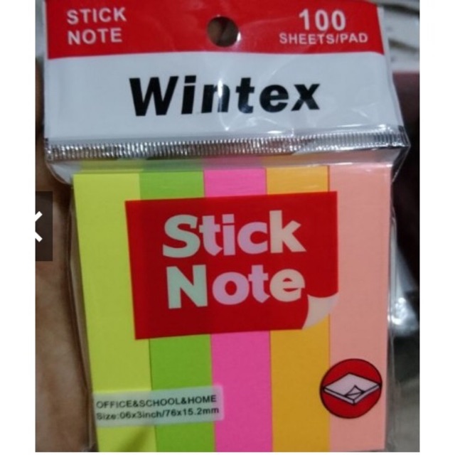 Giấy nhớ 5 màu , stick note